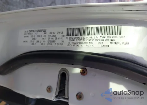 2013 Ram 1500 Slt z USA, uszkodzony, nr VIN 1C6RR6GP3DS659999